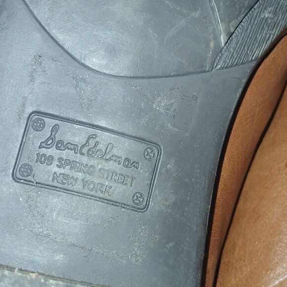 Sam Edelman Penny Whiskey riding boots size 9.5W EUC - Picture 7 of 10